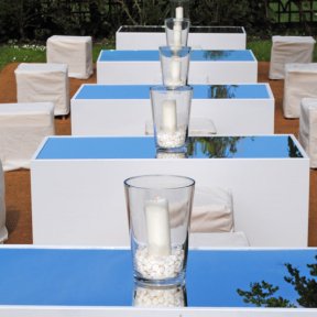 Mirror Top Tables & Cubes
