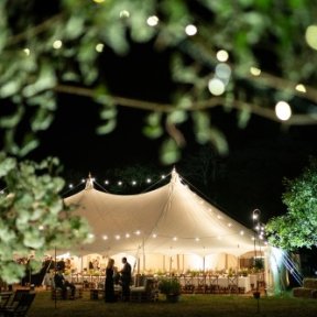 Flying Festoon over Marquee