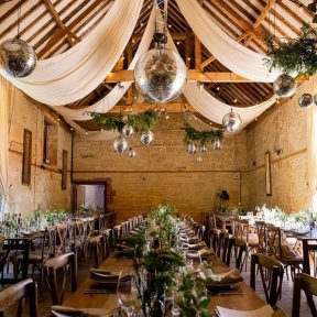 Glitter Ball in Barn