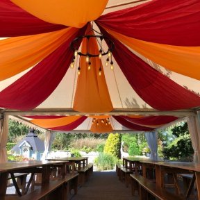 80cm Hoop with Filament Bulbs