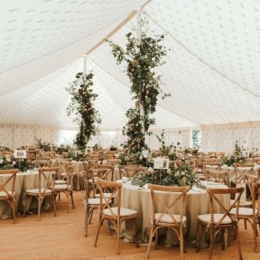 Round Tables & Crossback Chairs