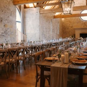 Rustic Trestles Tables & Crossback Chairs