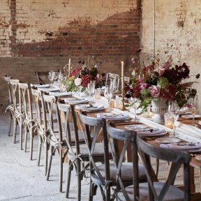 Rustic Trestle Tables &amp; Crossback Chairs - DP Marquees Ltd