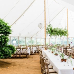 Trestle Tables & Crossback chairs