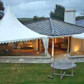 Chinese Hat marquee terrace - DP Marquees