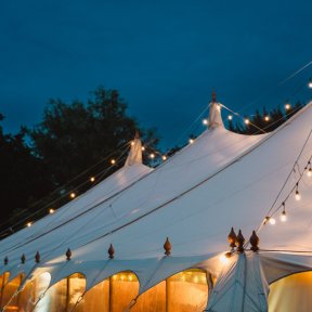 Petal Marquee Roof Tops with Finials - DP Marquees Ltd