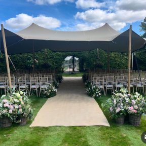 Stretch Tent for wedding ceremony - DP Marquees Ltd
