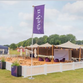 Corporate Stretch Tent at Festival